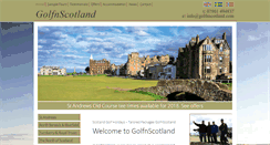 Desktop Screenshot of golfnscotland.com