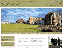 Tablet Screenshot of golfnscotland.com